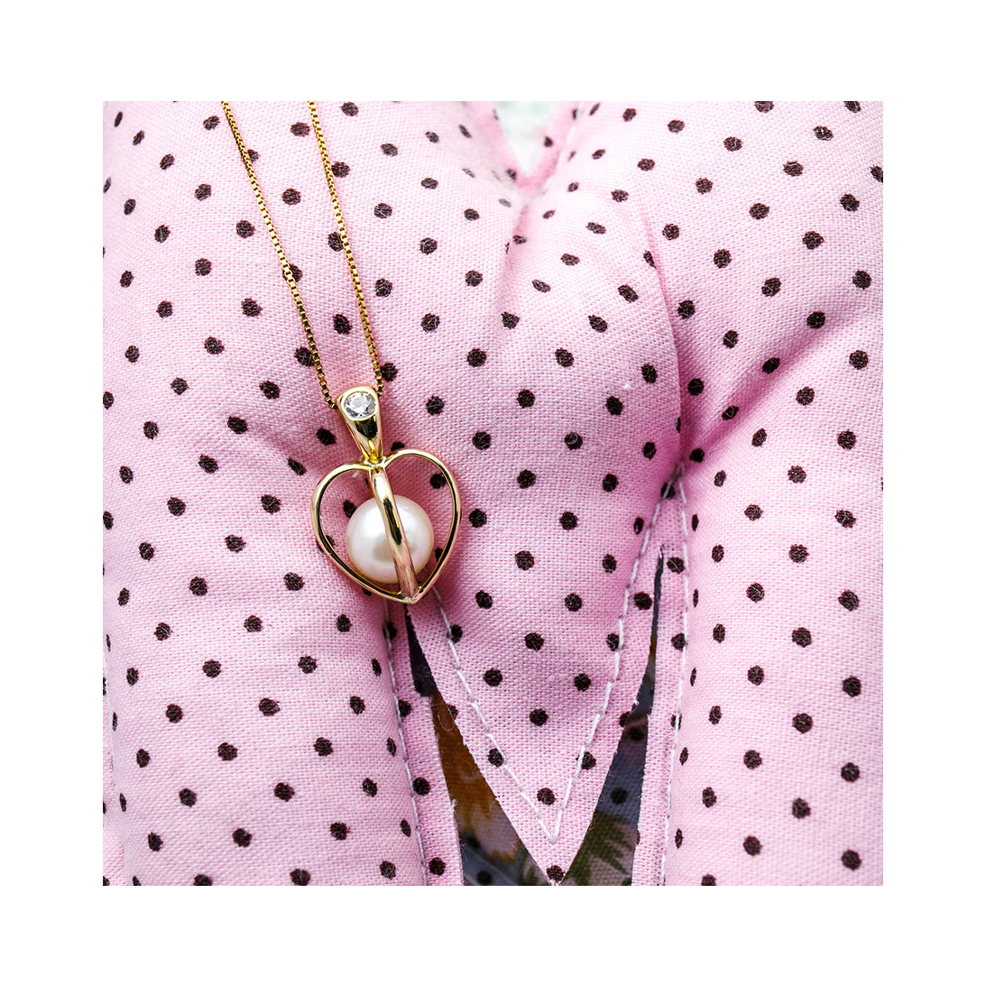 Pingente Heart Pearl